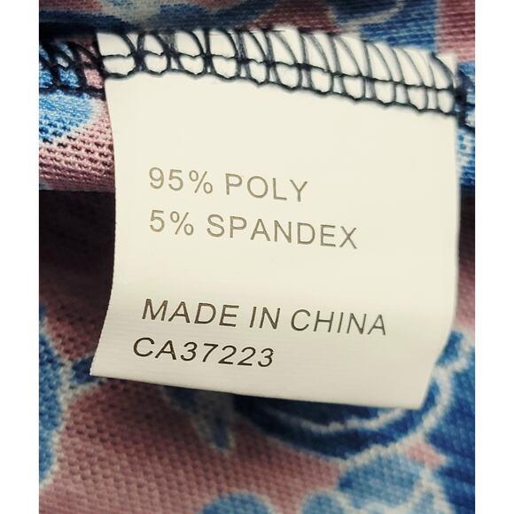 Bohemian 2XL Long Cardigan Duster Sheer Pink Blue Floral Romantic Fairycore - Picture 8 of 11